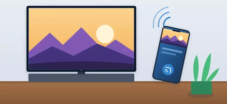 вывод изображения с телефона на телевизор по Wi-Fi